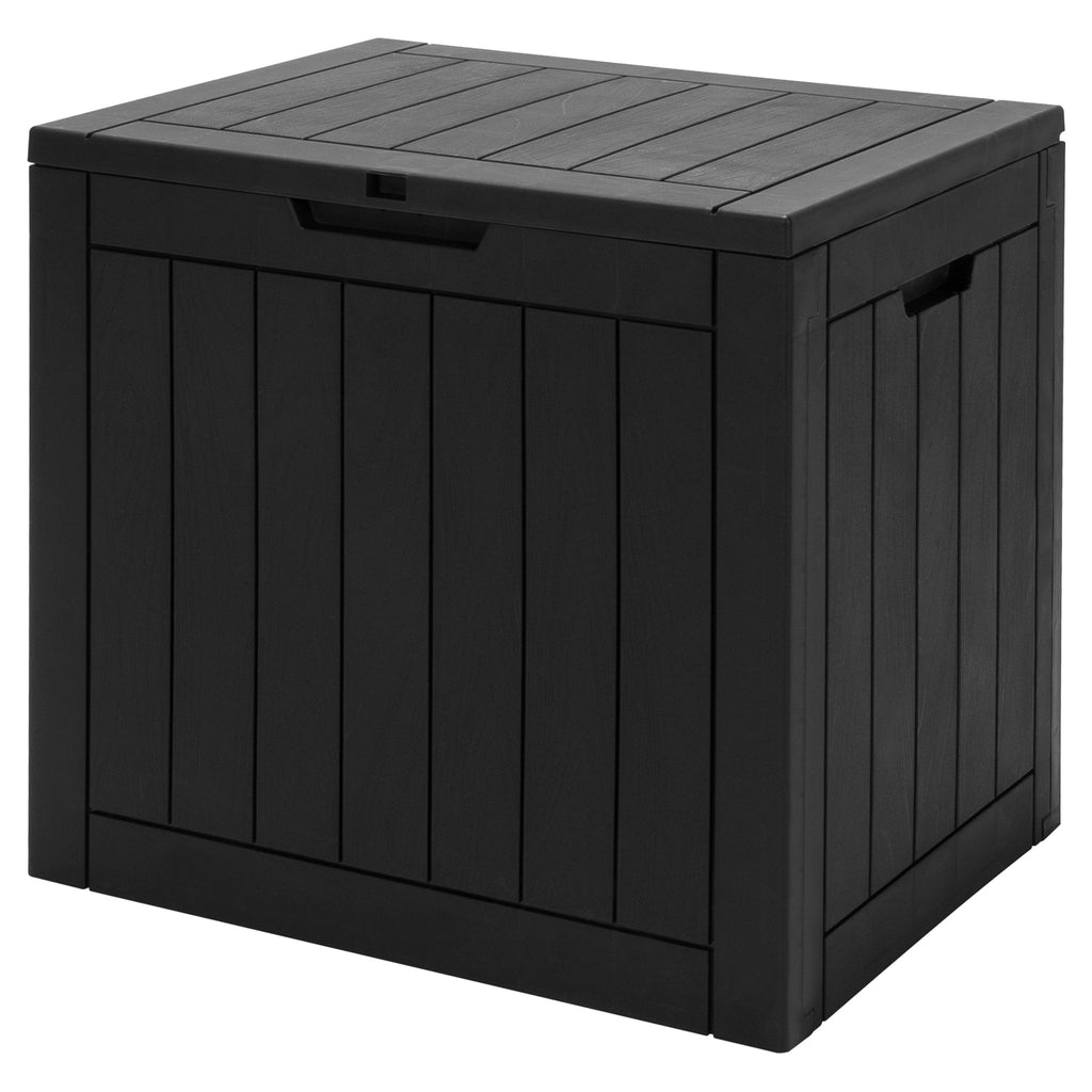 30 Gallon Deck Box Storage Bench - Black
