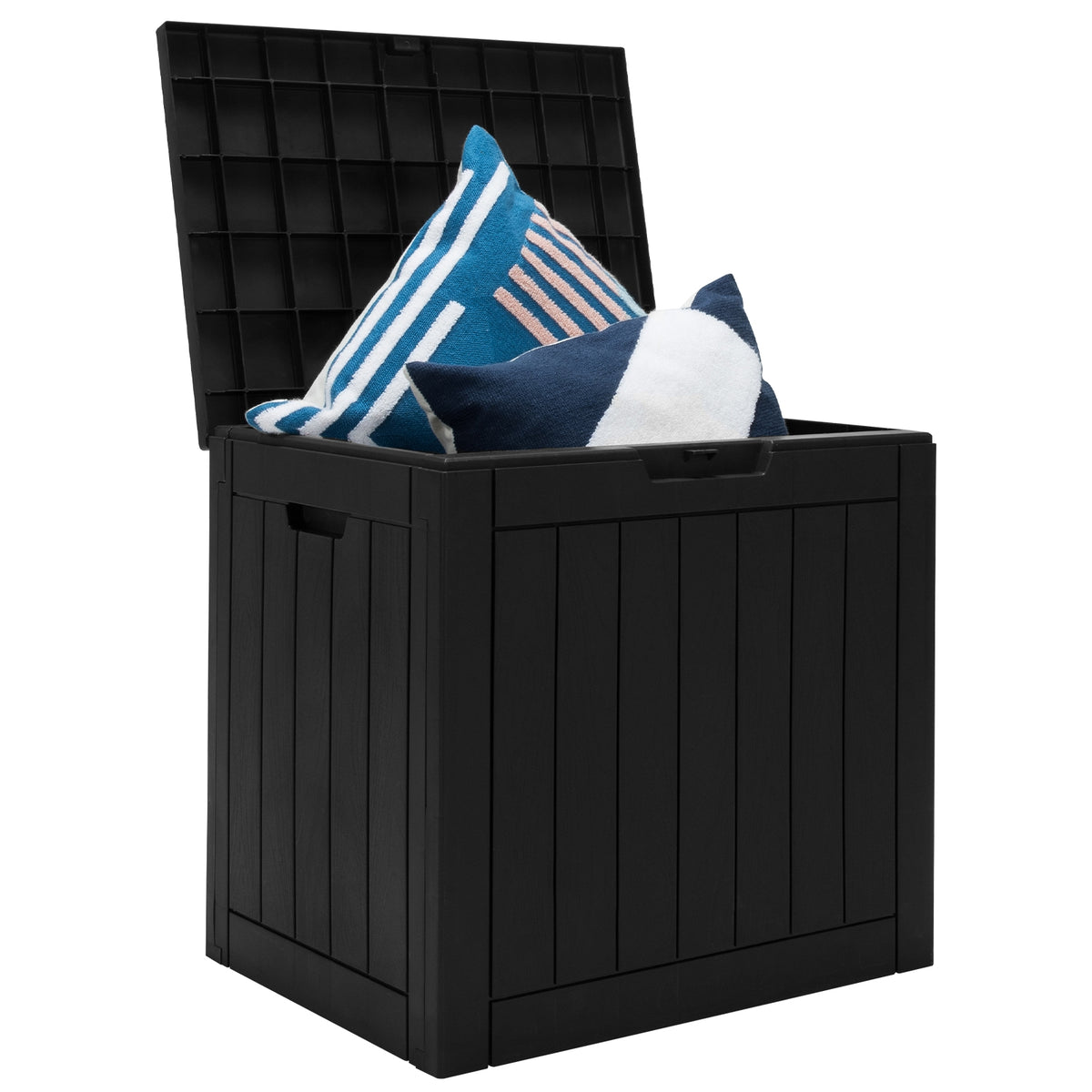 30 Gallon Deck Box Storage Bench - Black