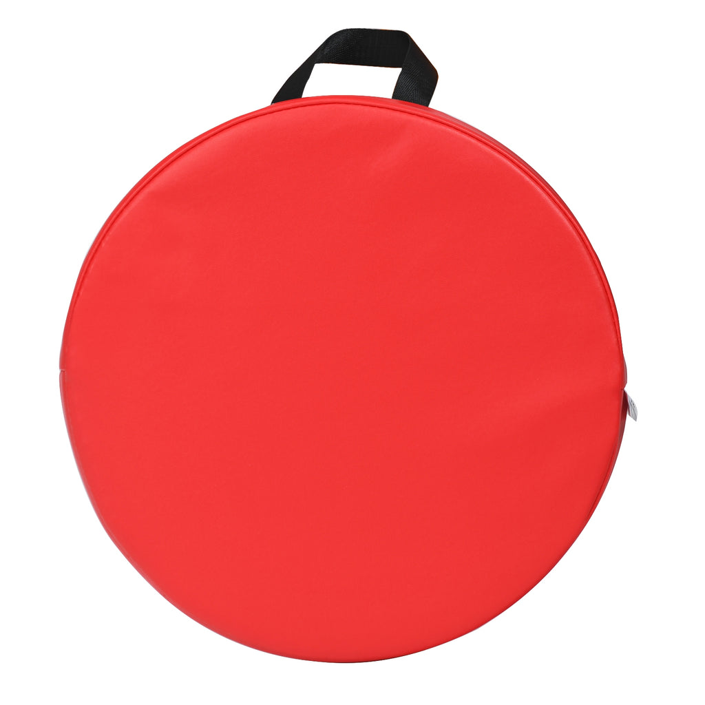 Multicolor 15 Inch Round Toddler Floor Cushions - 6 Pieces, Waterproof & Cushioned