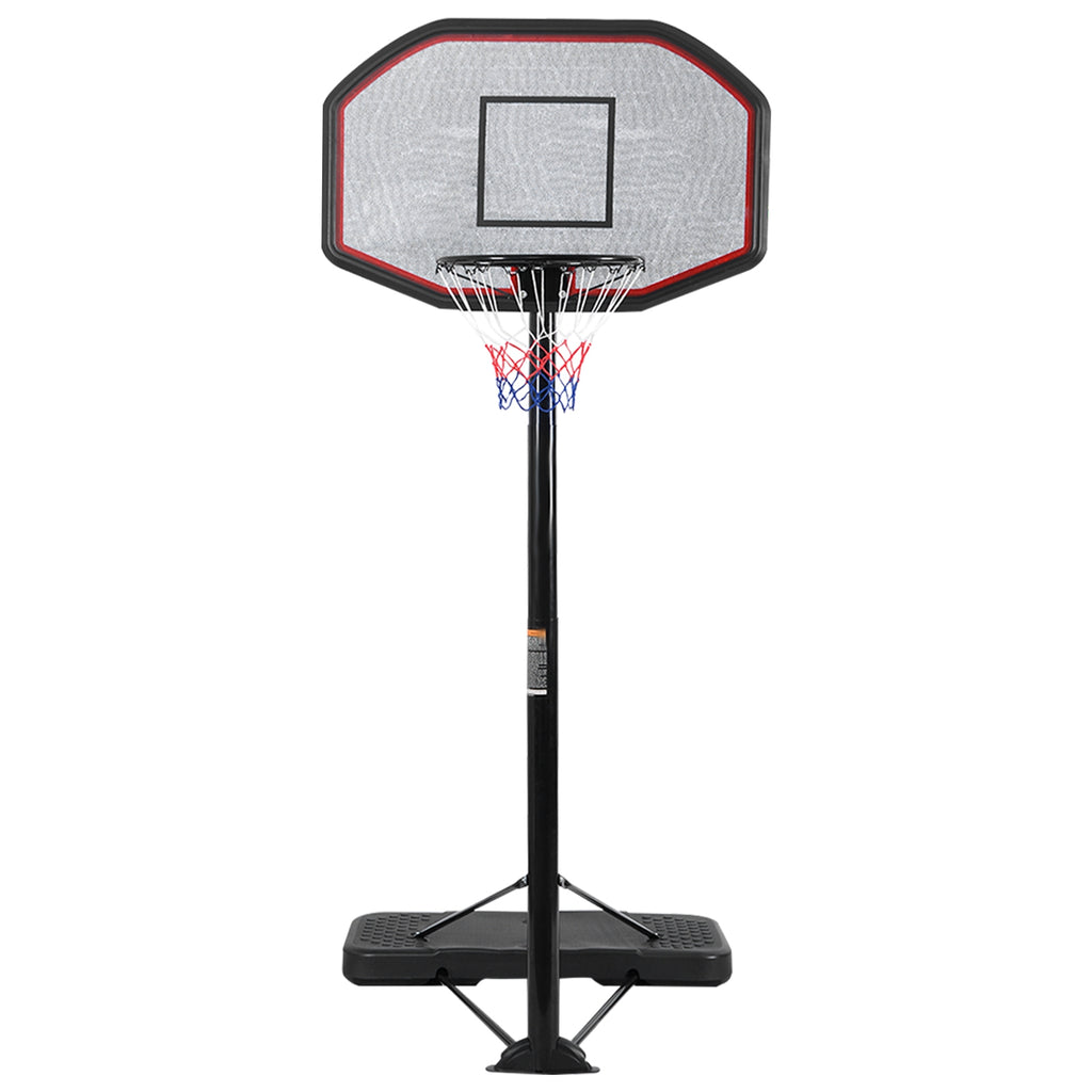 Adult 6.5-10 FT Height Adjustable Indoor Outdoor Basketball Hoop with Fillable Base