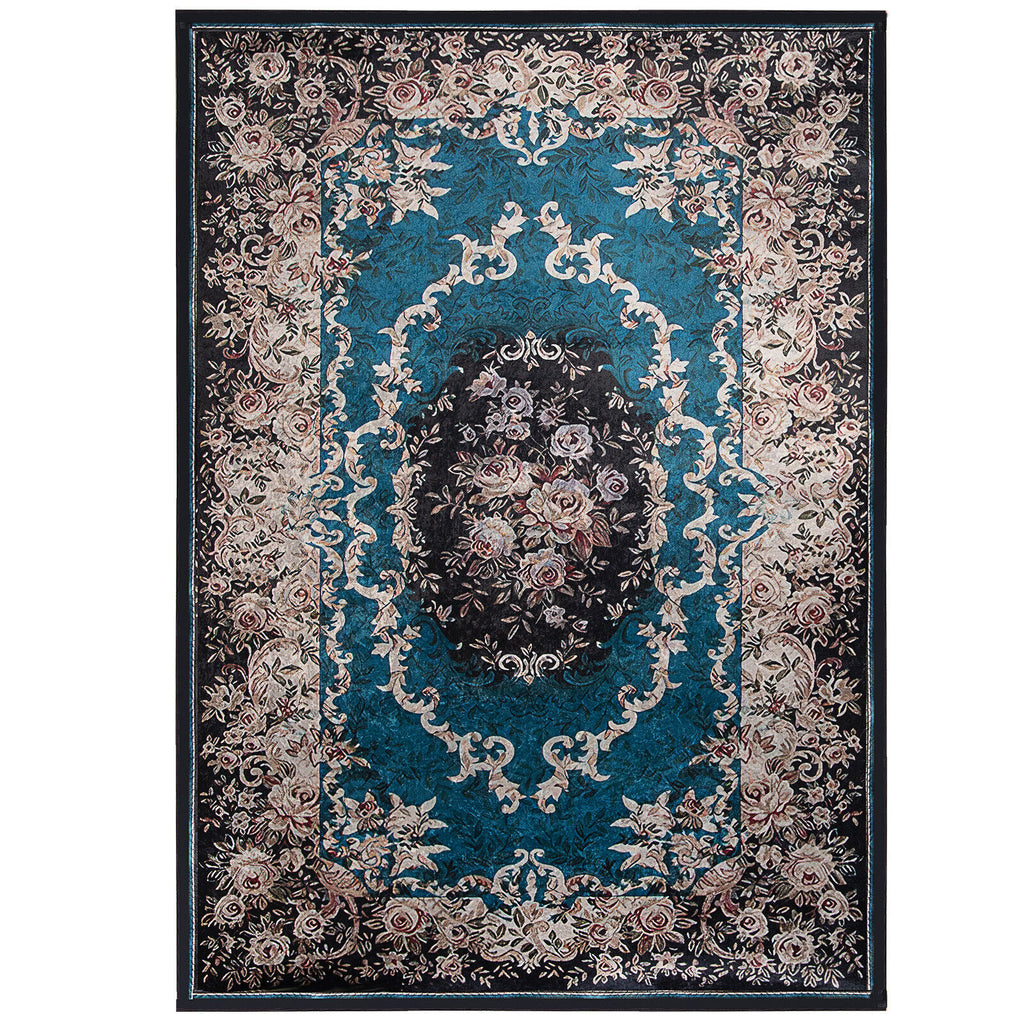 M Size Non-Shedding Anti-Slip Area Rug with Flame-Retardant Surface - Home Decor