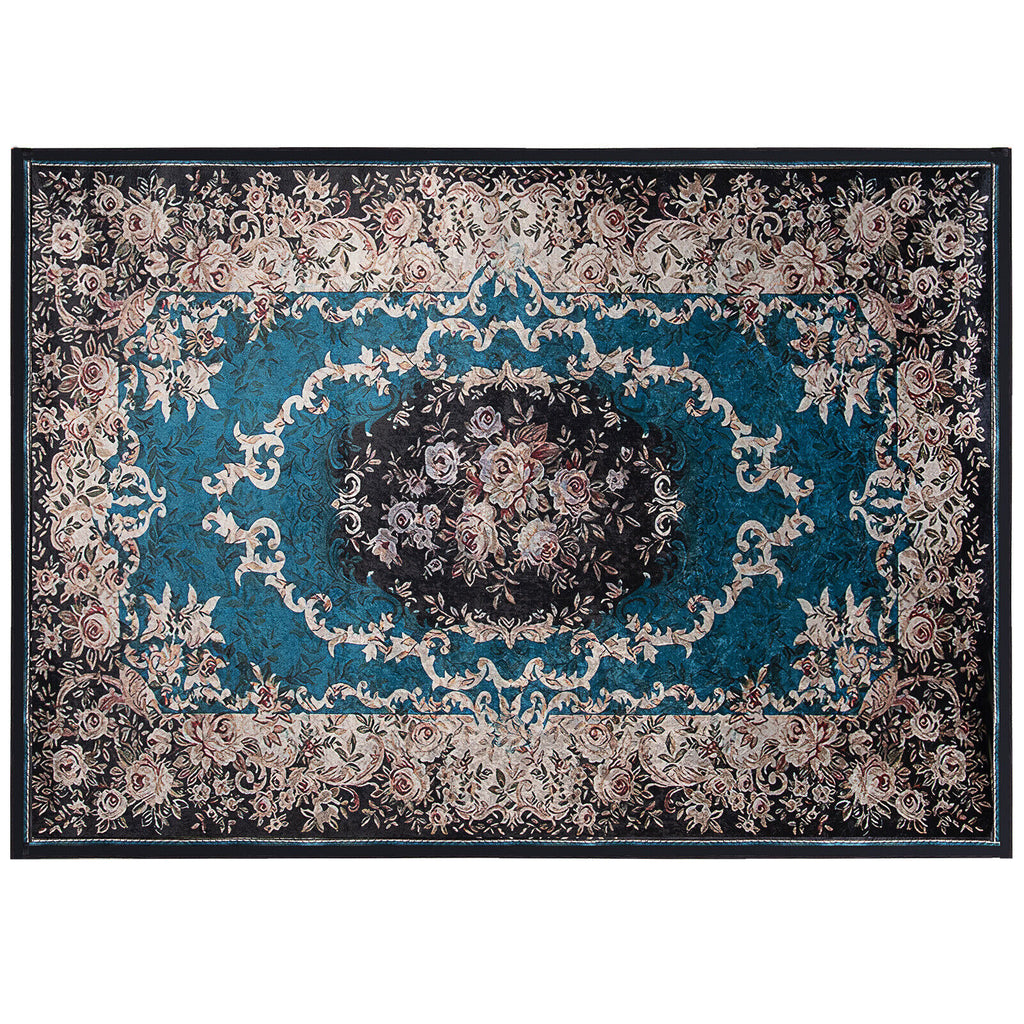 M Size Non-Shedding Anti-Slip Area Rug with Flame-Retardant Surface - Home Decor
