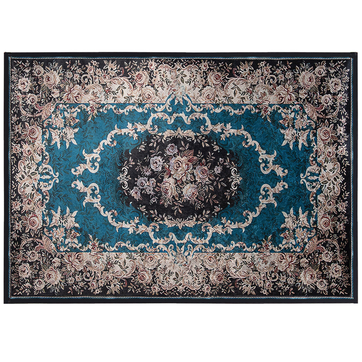 M Size Non-Shedding Anti-Slip Area Rug with Flame-Retardant Surface - Home Decor