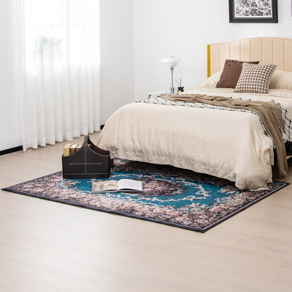M Size Non-Shedding Anti-Slip Area Rug with Flame-Retardant Surface - Home Decor
