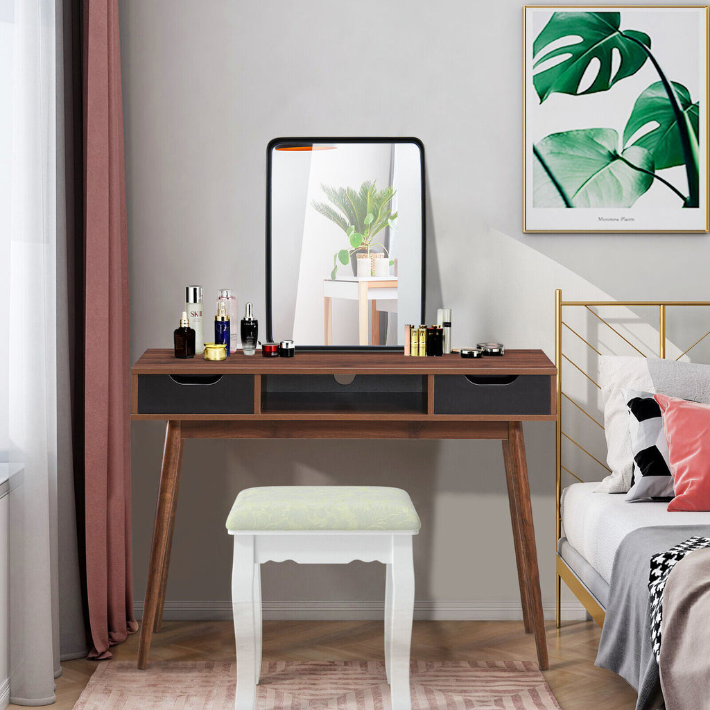 Rectangular Wall Mount Bathroom Mirror with Steel Frame - M Variation