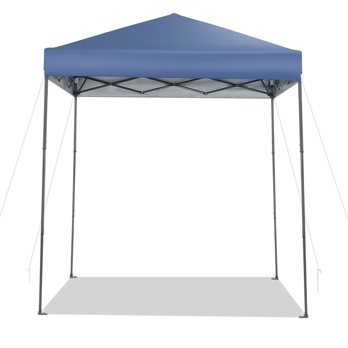 6.6 x 6.6 ft Pop-Up Canopy Tent with UPF 50+ Sun Protection - Pink