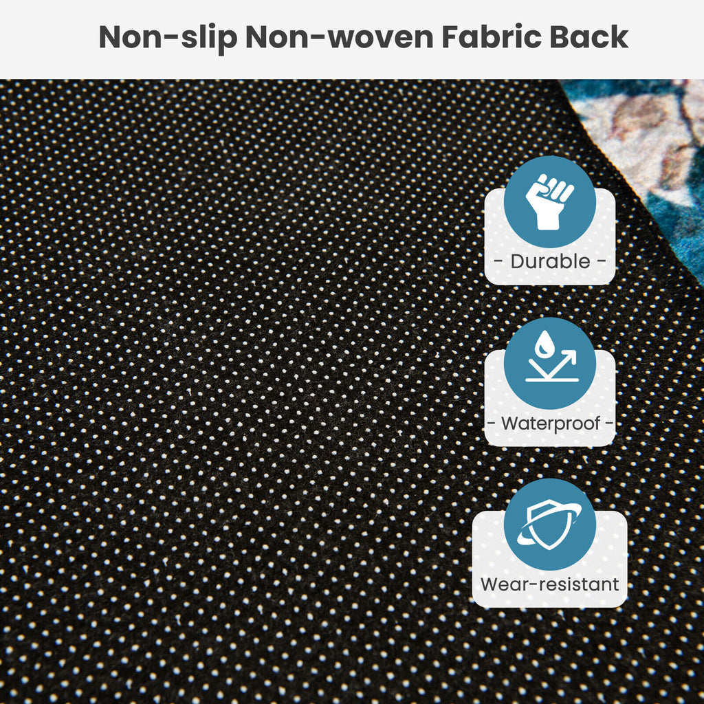 M Size Non-Shedding Anti-Slip Area Rug with Flame-Retardant Surface - Home Decor