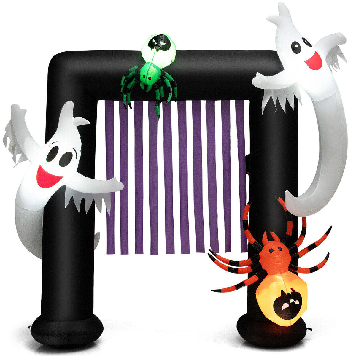 7.5Ft Inflatable Halloween Archway with Lights & Decorations for Outdoor Festive Decor