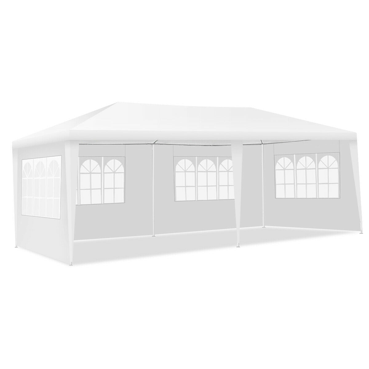 10 x 20 Feet Outdoor Canopy Tent with 4 Sidewalls & Carry Bag