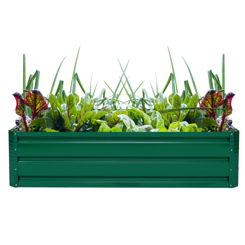 Raised Garden Bed 47 Inch - Vegetable & Flower Planter, 1 Ft Height