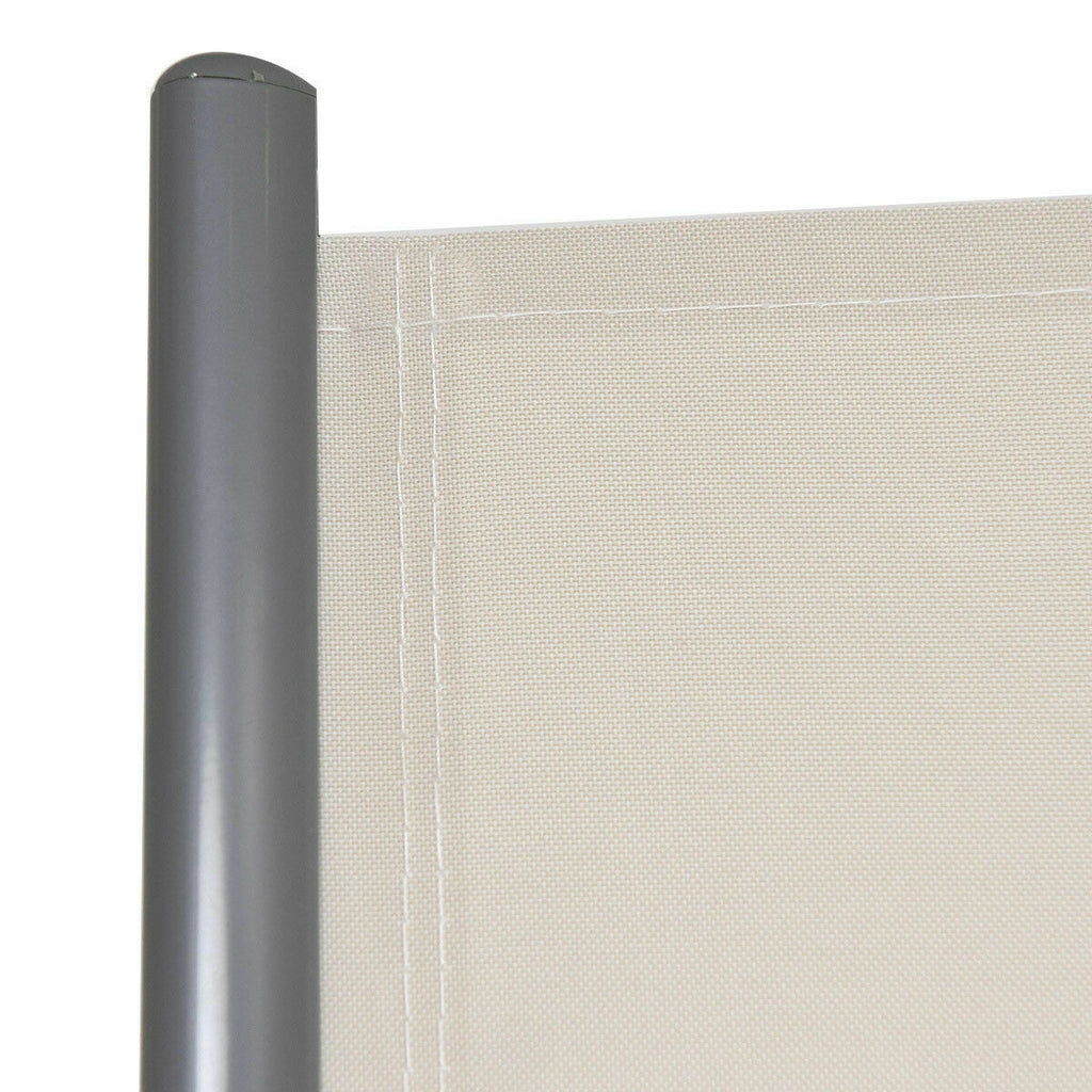 237 x 71 Inch Patio Retractable Double Folding Side Awning Screen