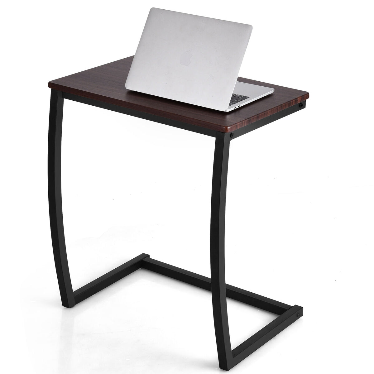 C-Shaped Sofa Side Table - Coffee