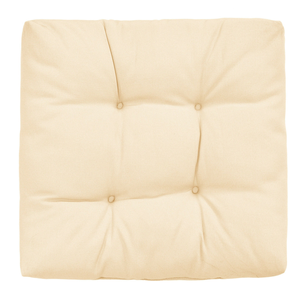21" Patio Chair Seat Cushion Set of 2 - Beige