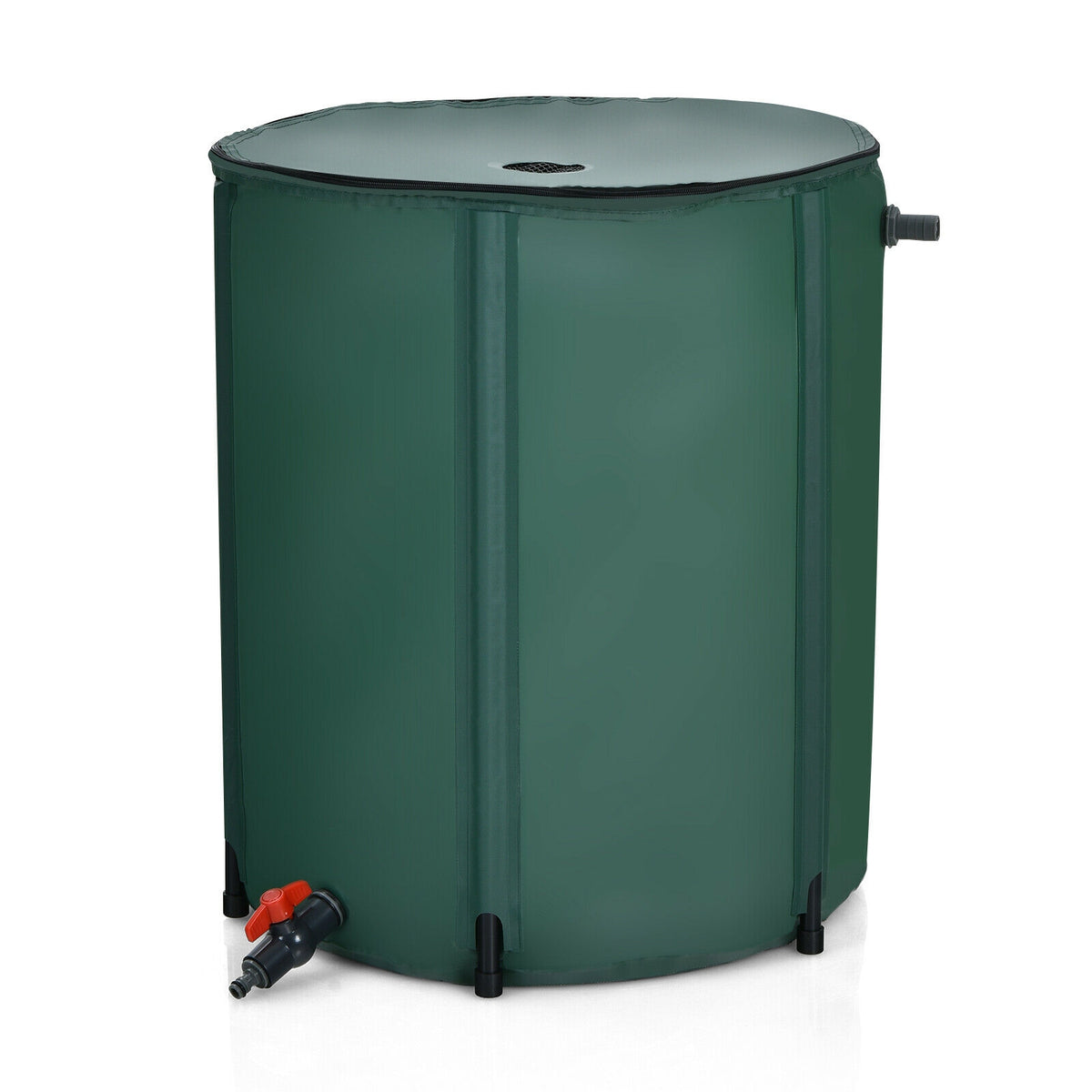 60 Gallon Portable Collapsible Rain Barrel Water Collector for