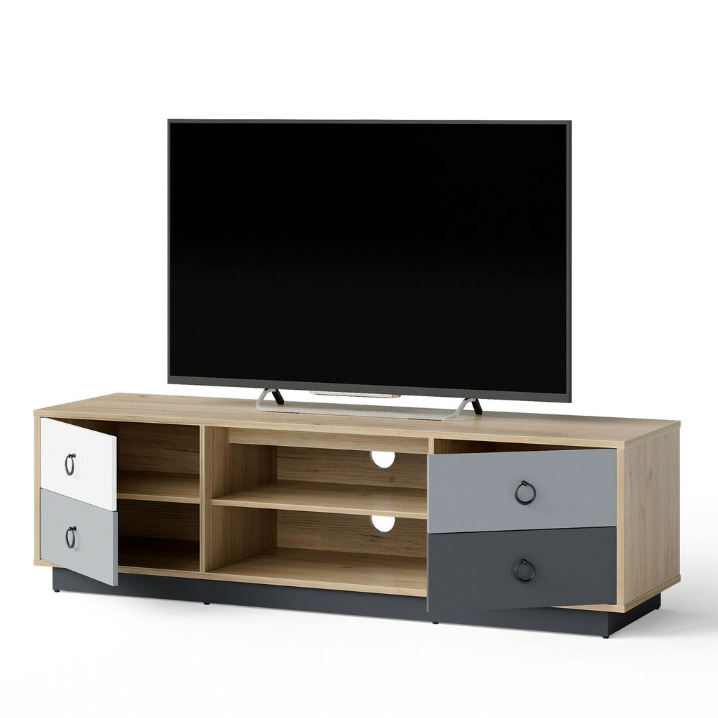 TV Stand with Storage Cabinets for 60 Inch TVs