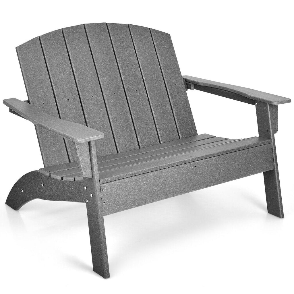 Foldable Weather Resistant Patio Chair with Built-in Cup Holder