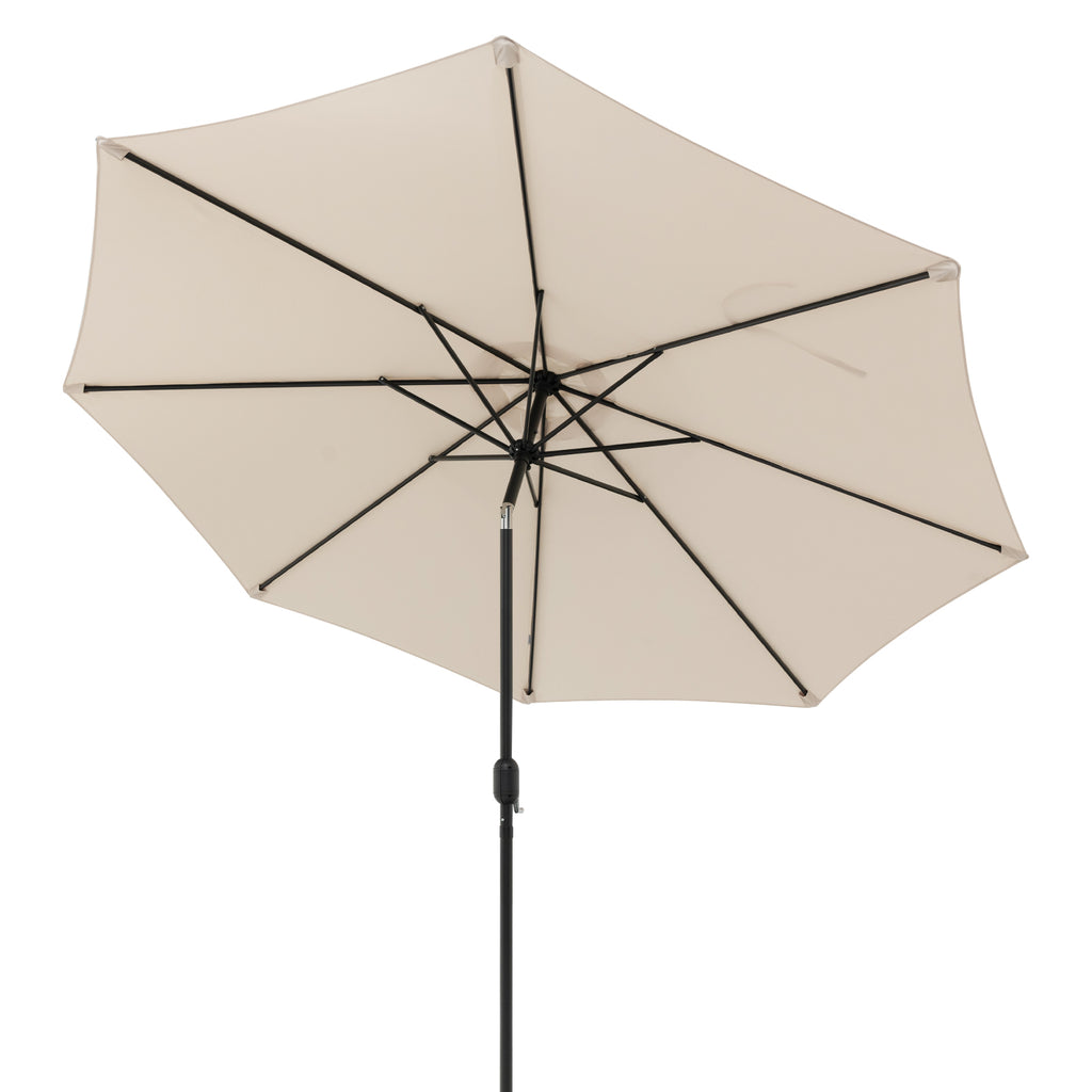 10 x 8.2 Ft Patio Umbrella with Tilt & Crank – Beige