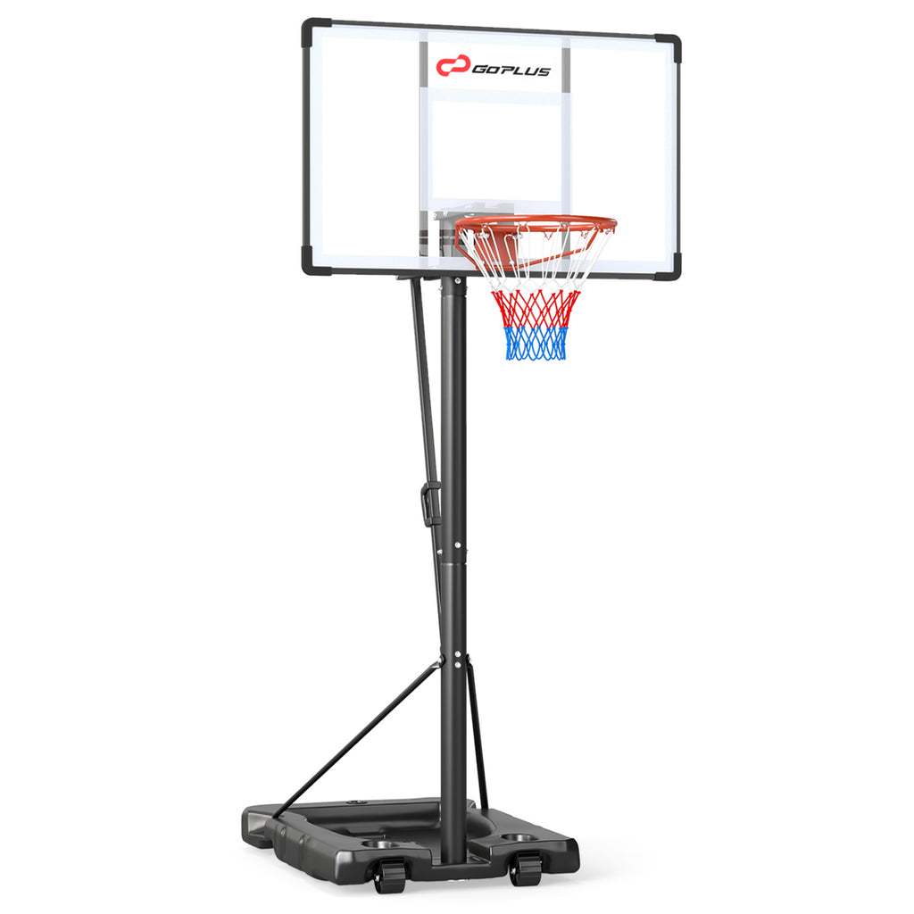Portable Outdoor Basketball Hoop with Adjustable Height for All Ages