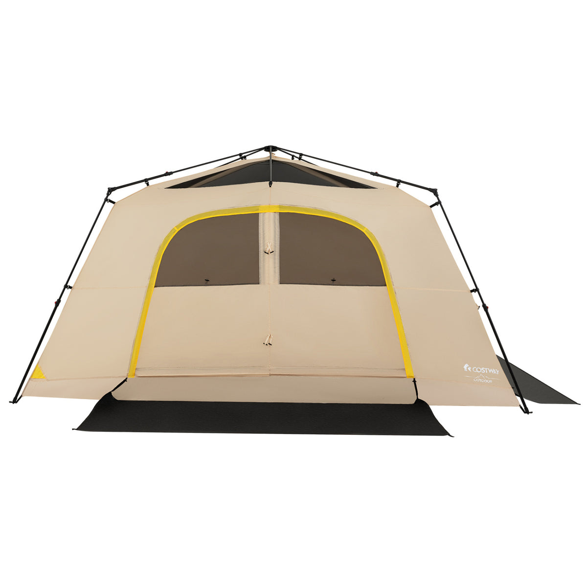 10 Person Instant Cabin Camping Tent with Rainfly 13 ft x 9 Portable