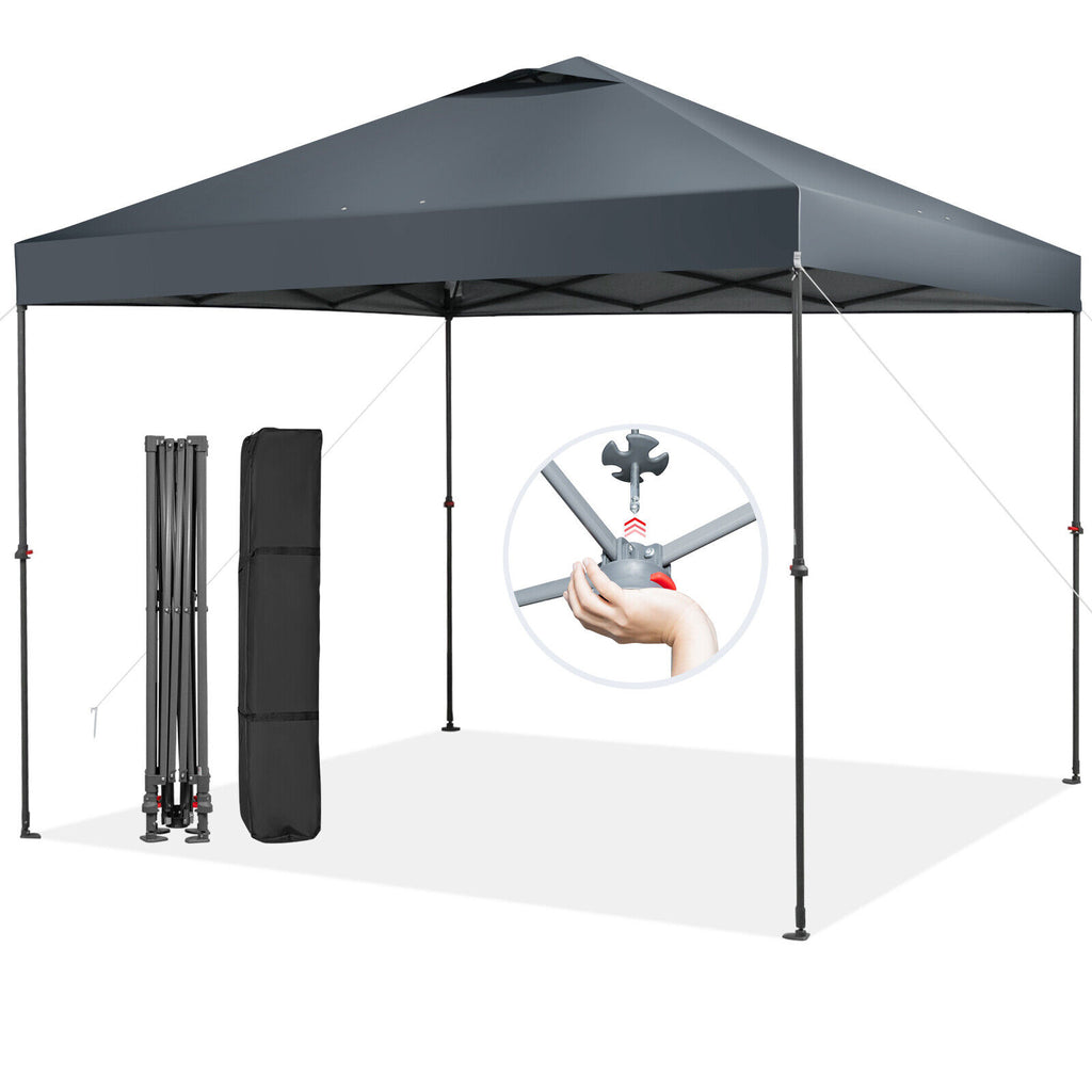 10 x Feet Foldable Outdoor Instant Pop-up Canopy with Carry Bag