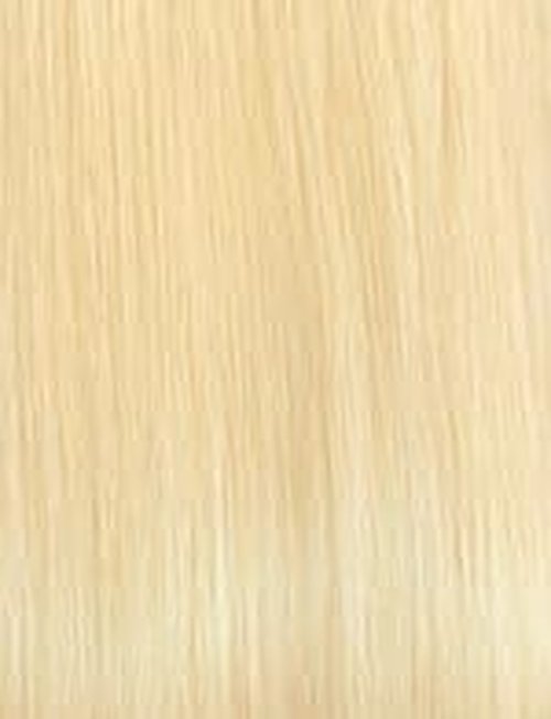 Sensationnel Empire Bob Humanhair Wig - Straight Cut Face Framing Mesh Cap for Comfort With Bangs (10 inch, BLEACHEDBLONDE)