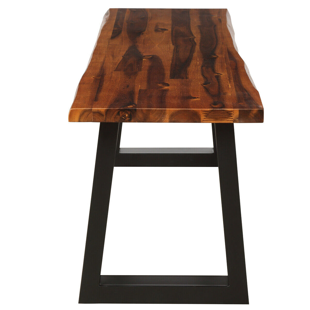 Acacia Wood Dining Bench - 57.5 Inch