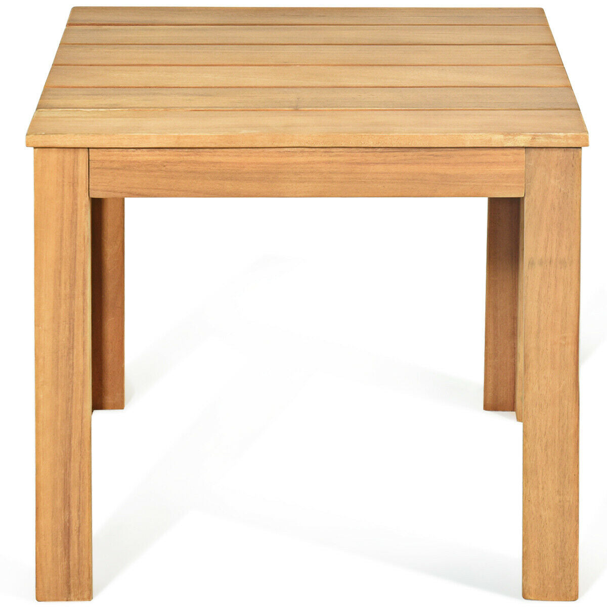 Wooden Square Patio Coffee Bistro Table