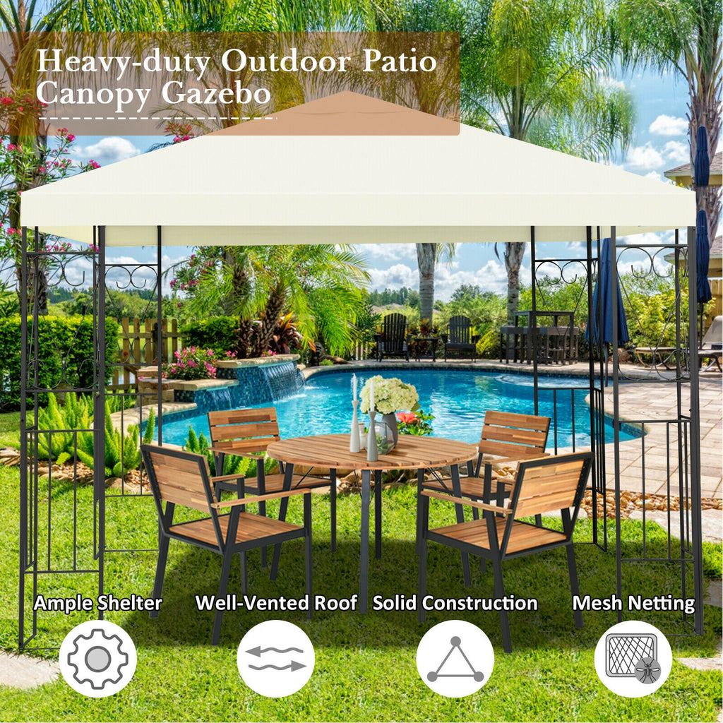 10 x Feet Patio Gazebo Canopy Tent Garden Shelter