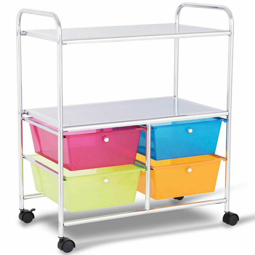 10-Drawer Rolling Storage Cart