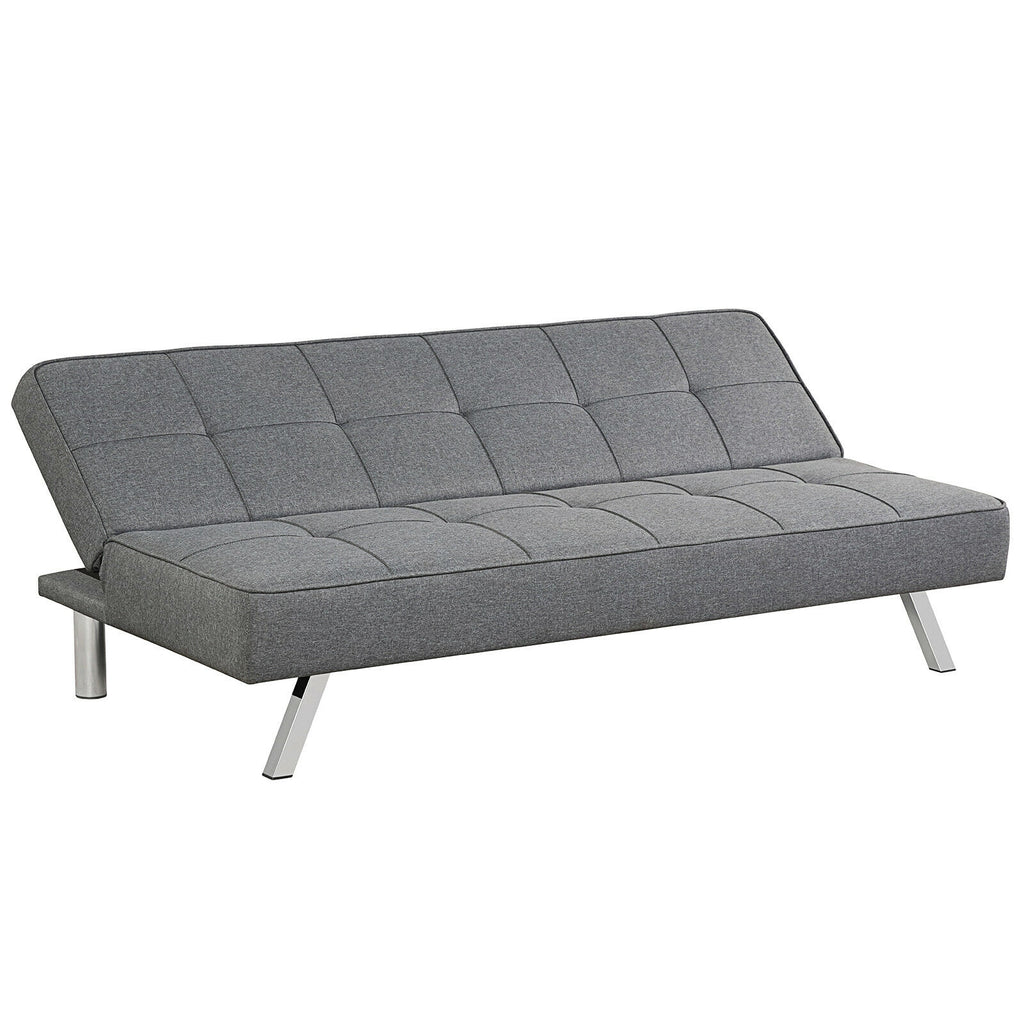 3-Seat Convertible Sofa Bed with Adjustable Angles