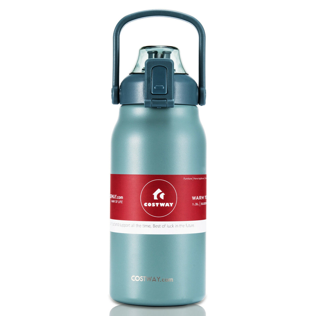 44oz Vacuum Insulated Leakproof Stainless Steel Sports Water Bottle