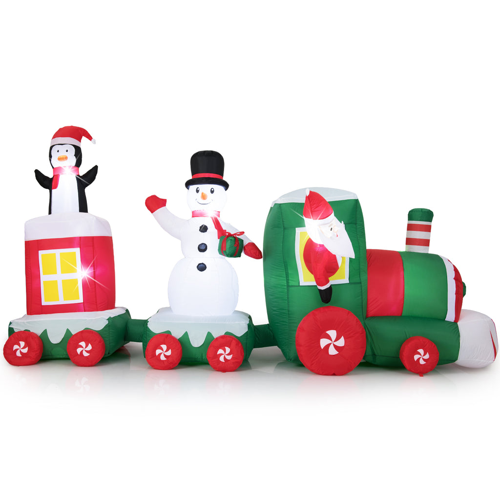 Christmas Inflatable Archway with Santa Claus & Snowman - B Style 8 Feet