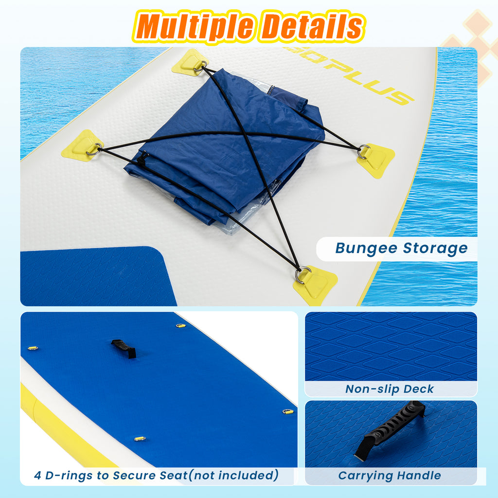 Lightweight SUP Inflatable Stand Up Paddle Board with Accessories - 11 Feet, L Variation
