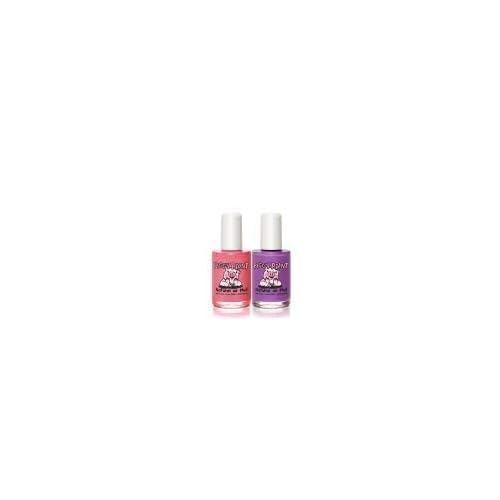 Piggy Paint 100% Non-toxic Girls Nail Polish - Safe, Chemical Free Low Odor for Kids, Rainbow Sprinkles 2 Polish Gift Set