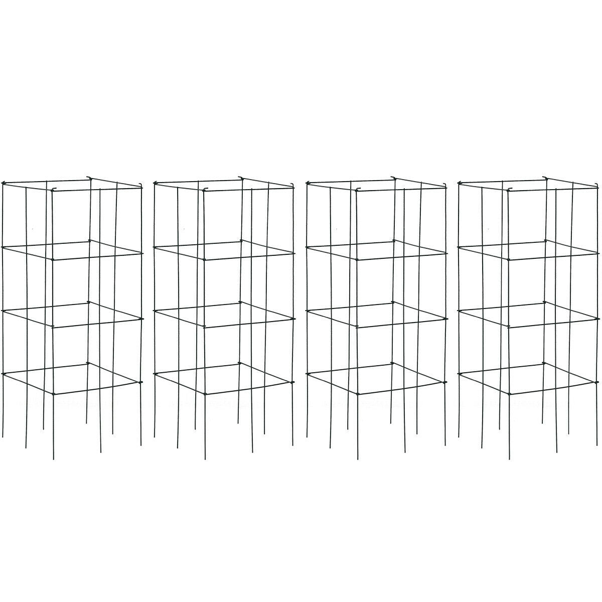 4-Pack Garden Trellis for Climbing Plants – Foldable