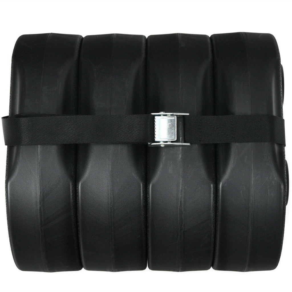 Set of 4 Canopy Weights 20lbs Weight Plate Kit with No-Pinch Design