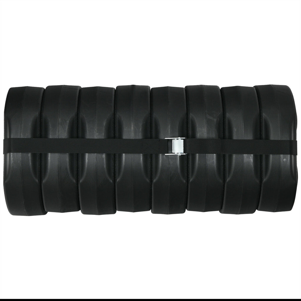 Set of 8 Canopy Weights 40lbs Weight Plate Kit with No-Pinch Design