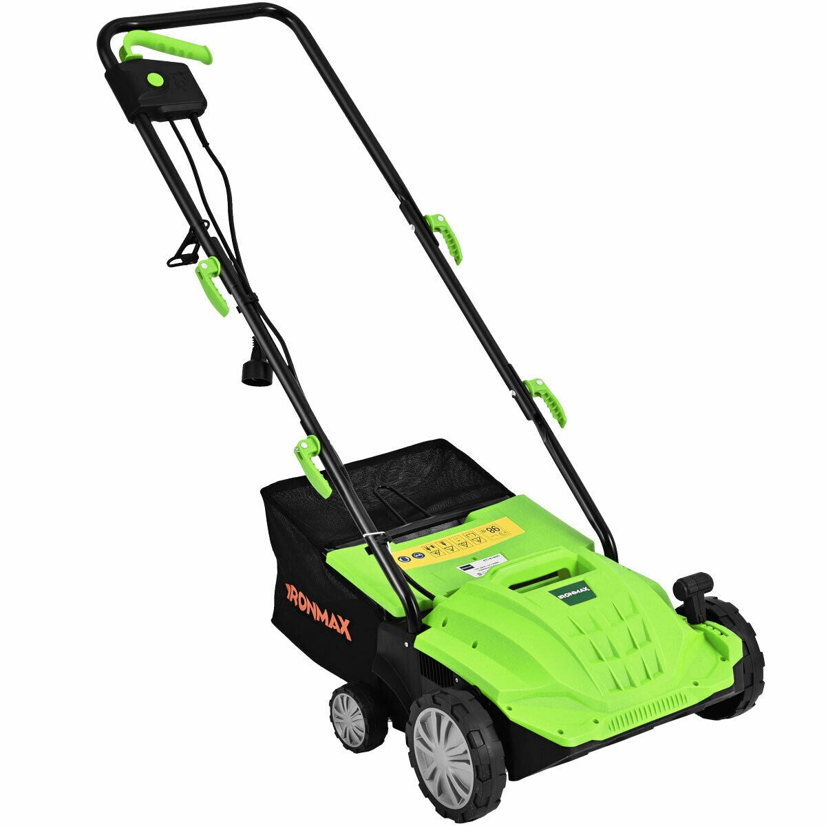 13 Inch 12 Amp Electric Scarifier with Bag - Green