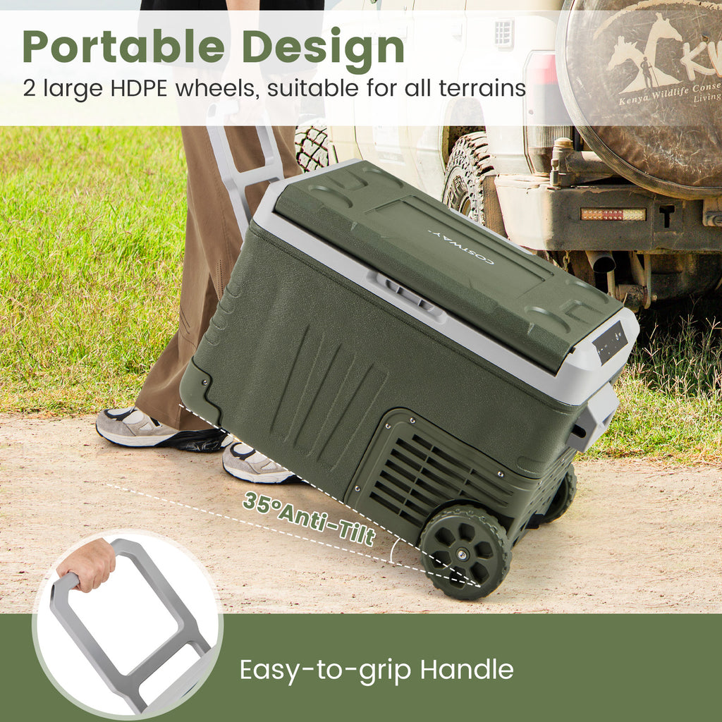 12 Volt Car Refrigerator Portable Fridge with Adjustable Range