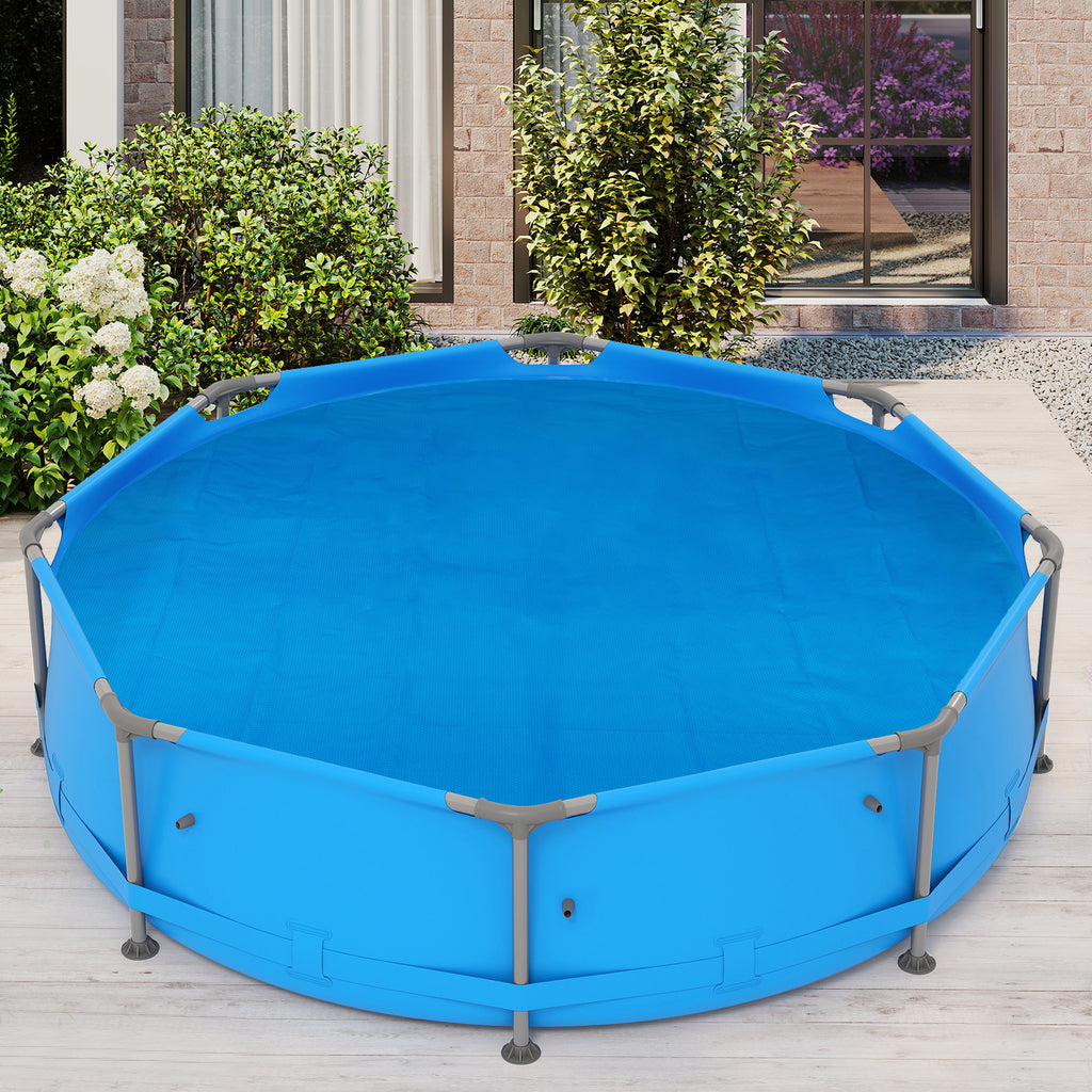 12ft x 30in Round Above Ground Swimming Pool with 12 ft Cover