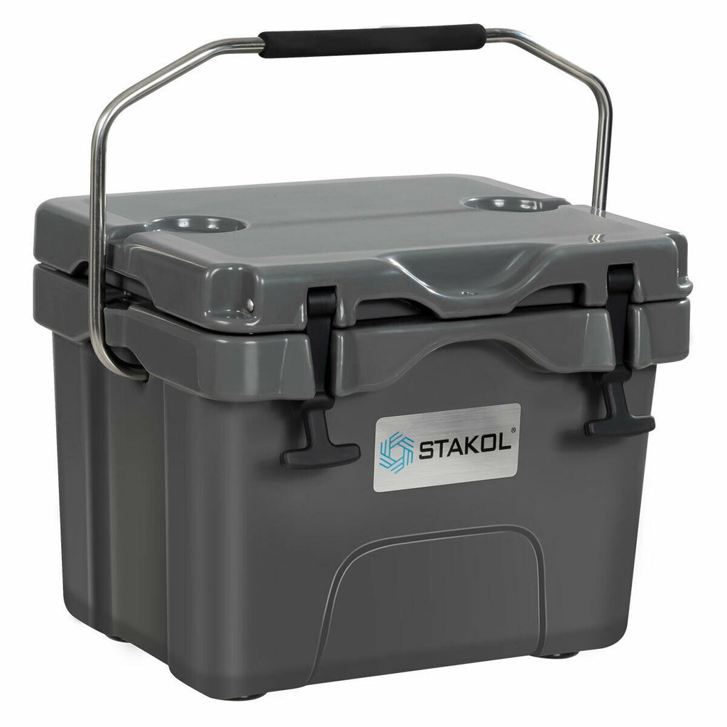 50 QT Rotomolded Cooler Insulated Portable Ice Chest with Integrated