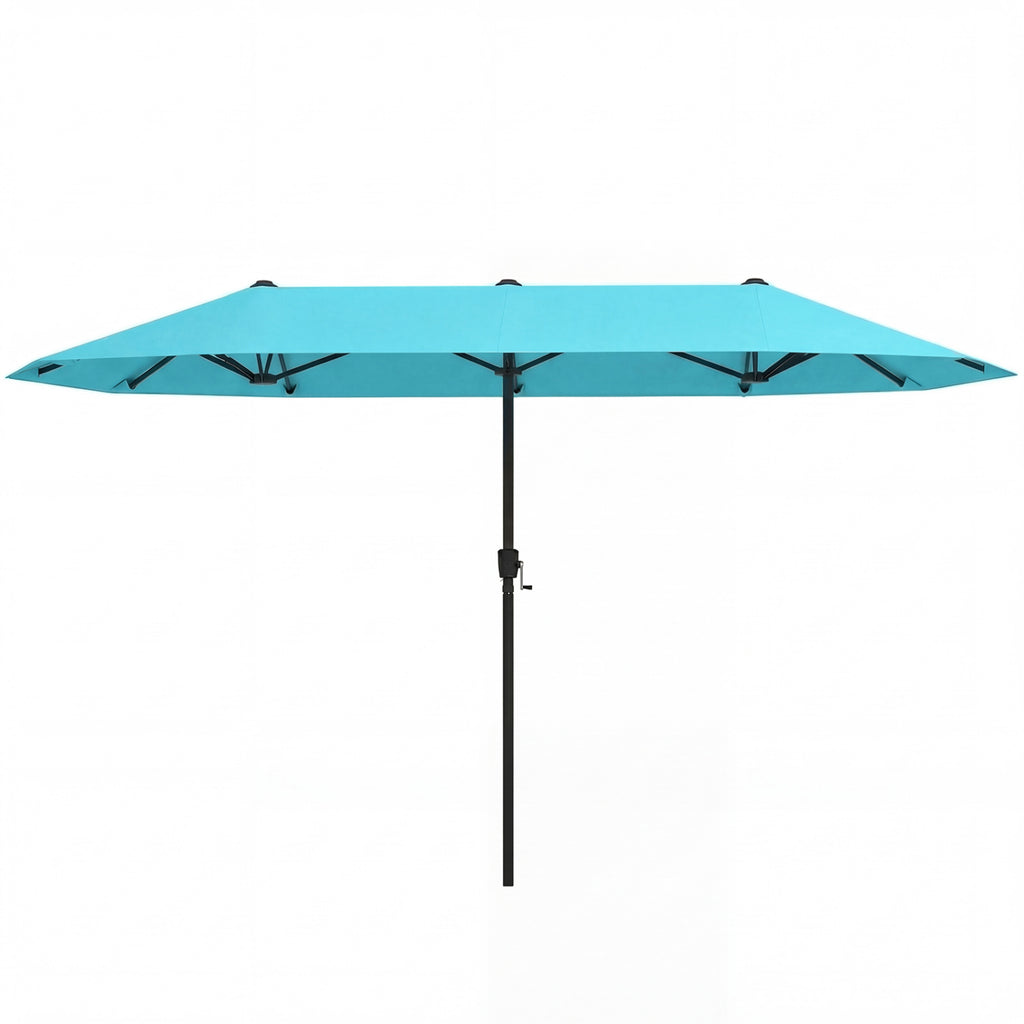 13 Feet Large Patio Umbrella Outdoor Double-Sided Table Market with