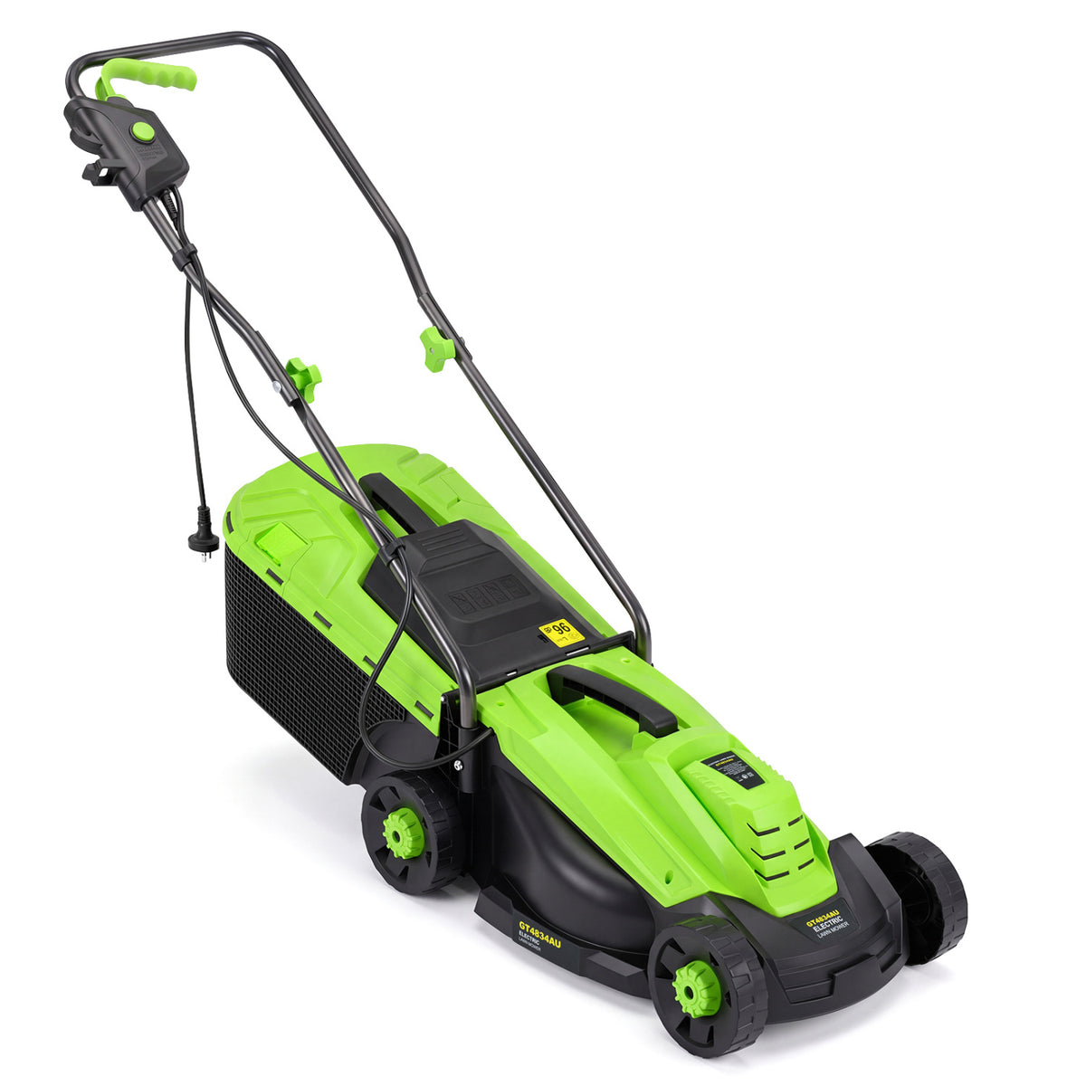 13-Inch 12-Amp Corded Electric Lawn Mower with 3-Position Height