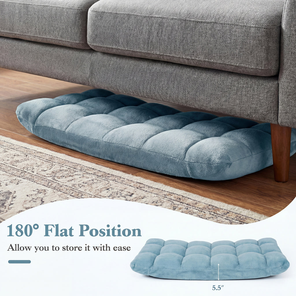 14-Position Adjustable Floor Chair - Green