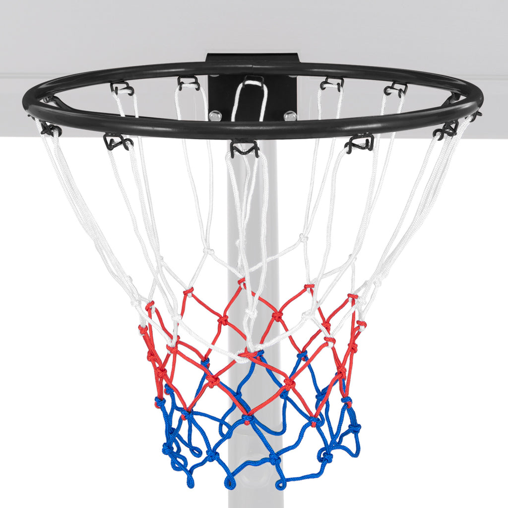 15 Inch Basketball Rim with All Weather Net & Mounting Hardware - Black Variation