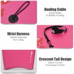 Lightweight Bodyboard Surfing with Leash - M Size EPS Core Waterproof Deck