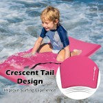 Lightweight Bodyboard Surfing with Leash - M Size EPS Core Waterproof Deck