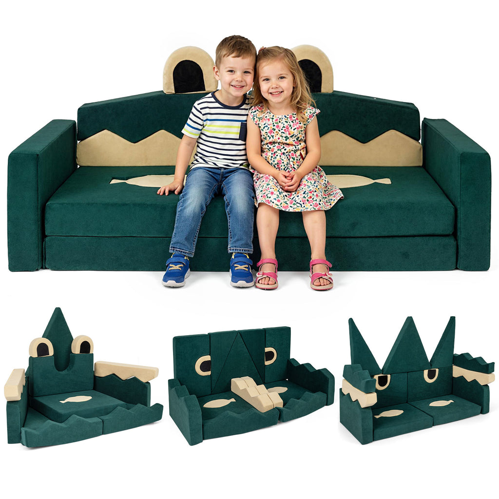 Costway 17 Pieces Modular Kids Play Couch for Creative Imagination - Variation of THIS listing