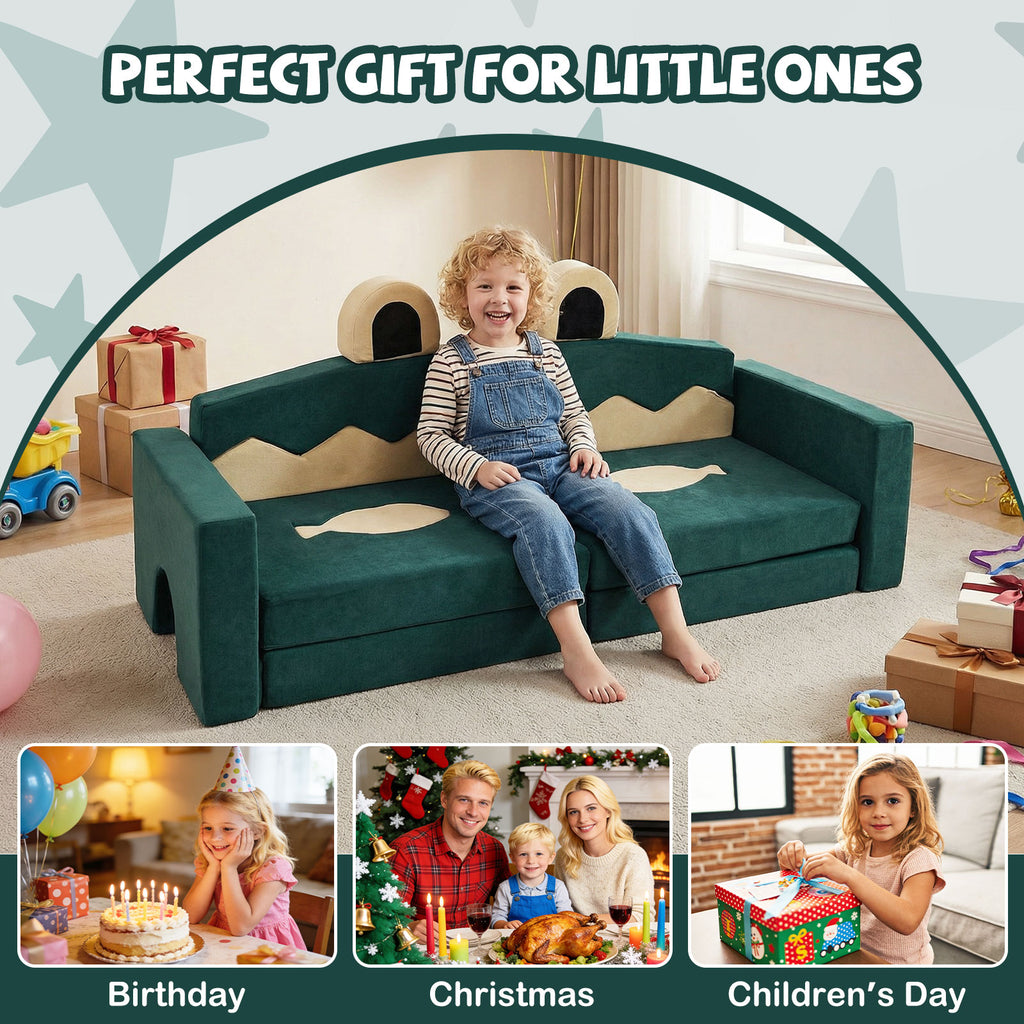Costway 17 Pieces Modular Kids Play Couch for Creative Imagination - Variation of THIS listing