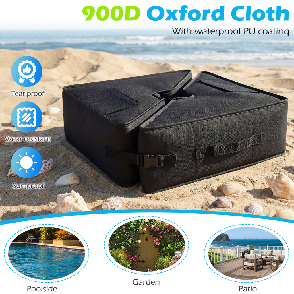 18.5" Square Umbrella Base Weight with Weatherproof Fabric